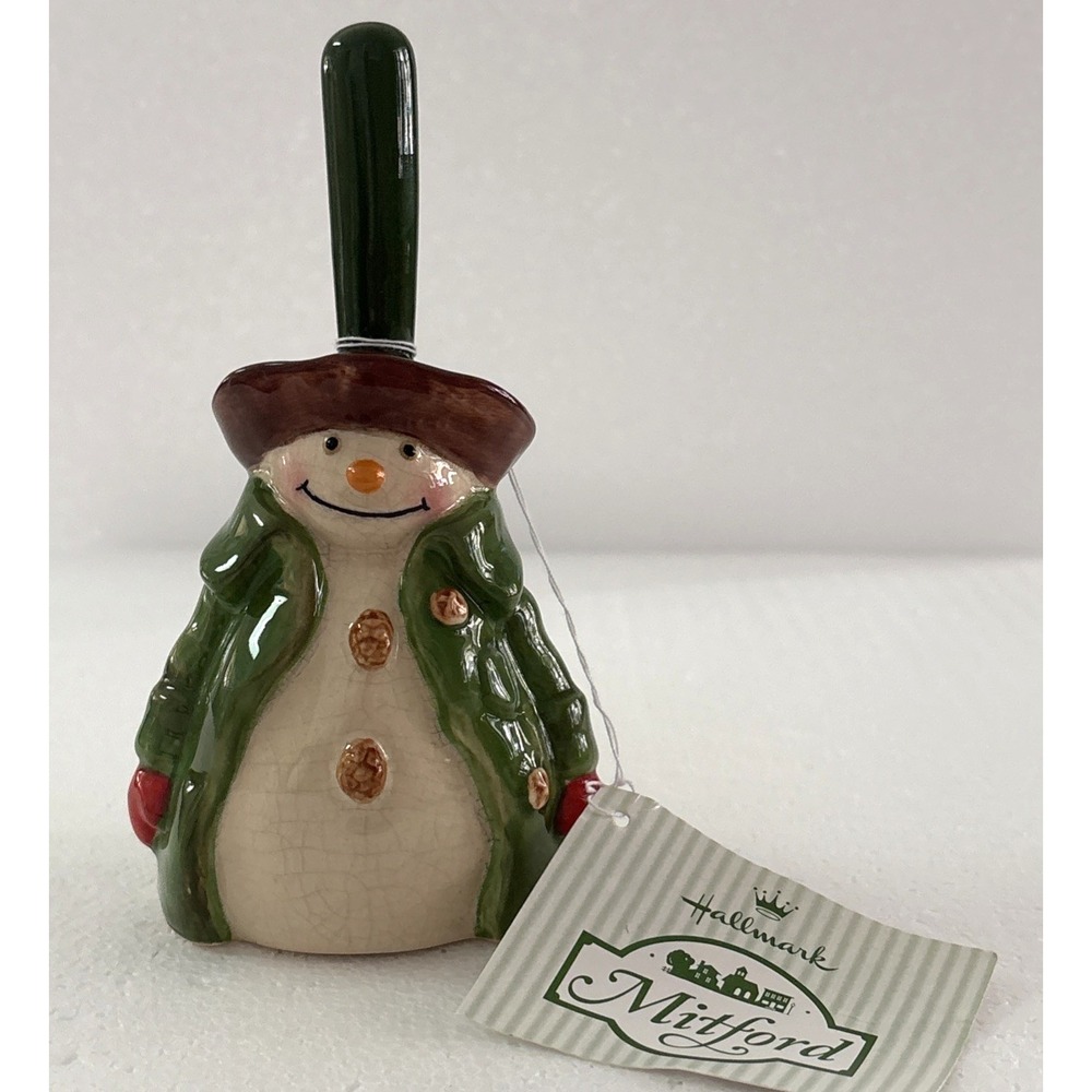 Hallmark Mitford‎ Snowman Bell "Miss Rose" By Jan Karon - W/Tags